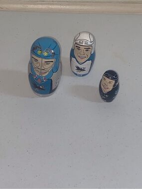 HP Blue and Silver Hockey Team Collectible Doll